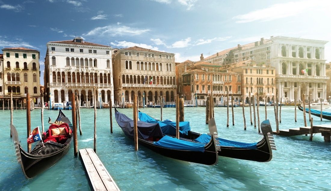 See the iconic Gondolas in Venice