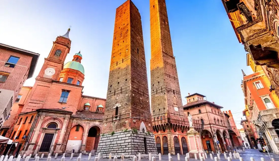 See the medieval towers