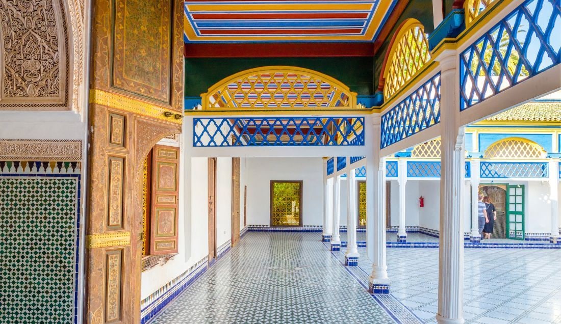 Explore the breathtaking Bahia Palace and admire its exquisite architecture.