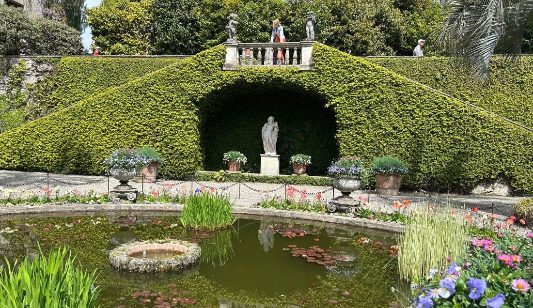 Visit the Grotto Gardens of Isola Bella.
